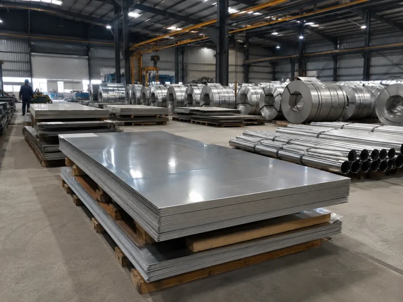 01 Spacious Steel Warehouse And Metal Coils